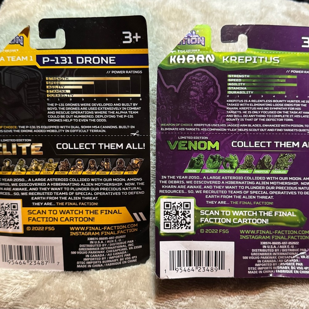 Final Faction Action Figures Set - Picture 4 of 6